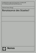 Renaissance des Staates?