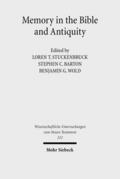 Memory in the Bible and Antiquity