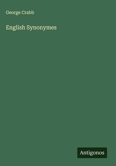 English Synonymes
