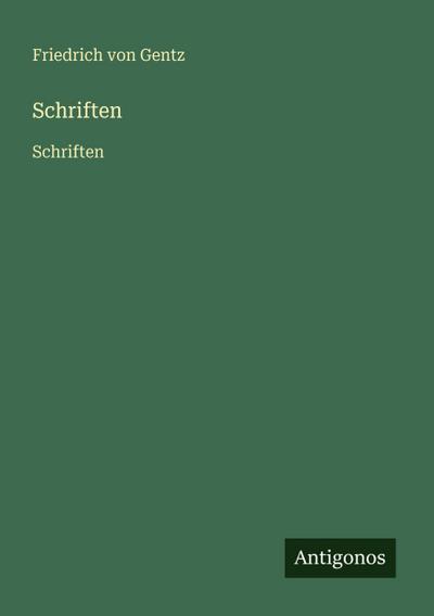 Schriften