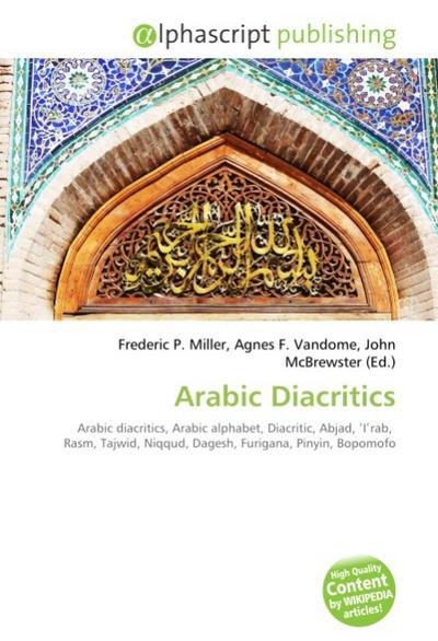 Arabic Diacritics - Frederic P. Miller