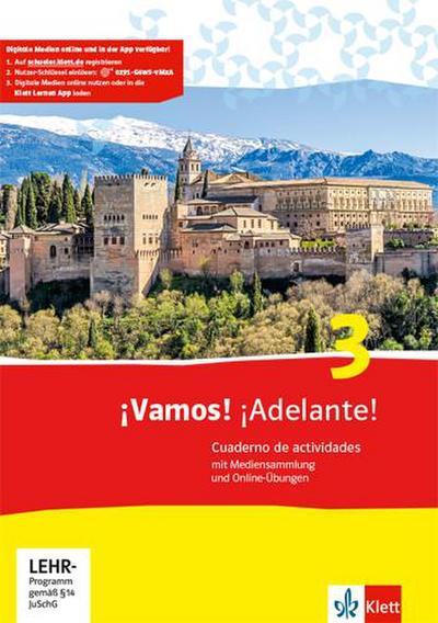 ¡Vamos! ¡Adelante! 3. Cuaderno de actividades mit Mediensammlung und Online-Übungen