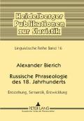 Russische Phraseologie des 18. Jahrhunderts