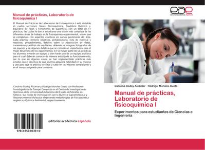Manual de prácticas, Laboratorio de fisicoquímica I