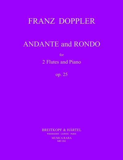 Andante and rondo op.25for 2 flutes and piano