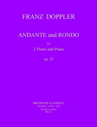 Andante and Rondo op.25for 2 flutes and piano