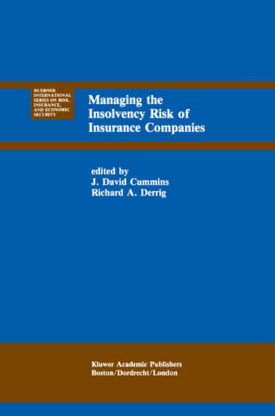 Managing the Insolvency Risk of Insurance Companies