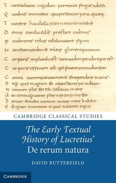 Early Textual History of Lucretius’ De rerum natura