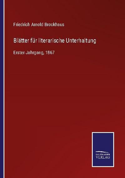 Blätter für literarische Unterhaltung