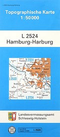 Hamburg - Harburg 1 : 50 000. (TK 2524/N)