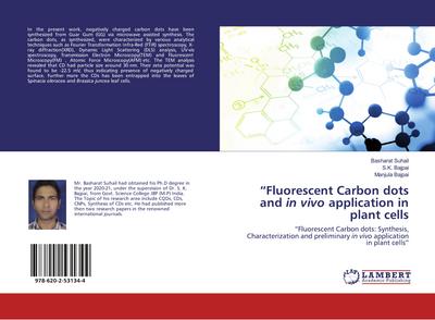 "Fluorescent Carbon dots and in vivo application in plant cells