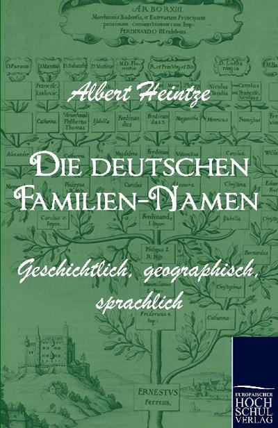 Die deutschen Familien-Namen