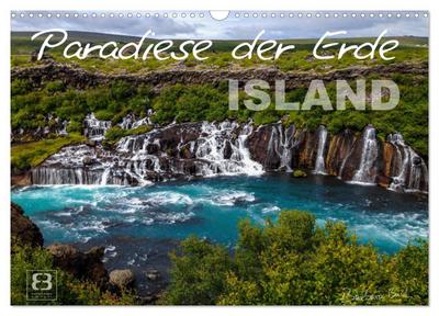 Paradiese der Erde - ISLAND (Wandkalender 2025 DIN A3 quer), CALVENDO Monatskalender