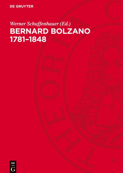 Bernard Bolzano 1781-1848