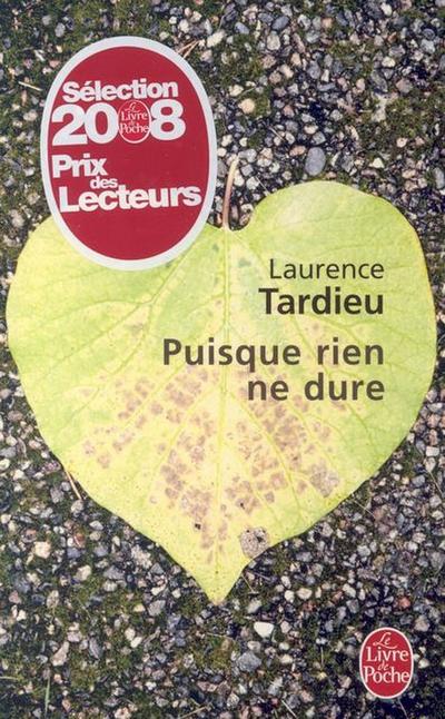 Puisque rien ne dure