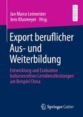 Export beruflicher Aus- und Weiterbildung