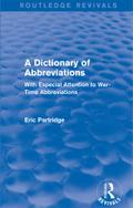 A Dictionary of Abbreviations