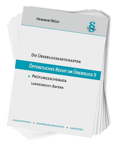 Die Überblickskarteikarten Öffentliches Recht im Überblick II