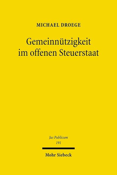 Gemeinnützigkeit im offenen Steuerstaat
