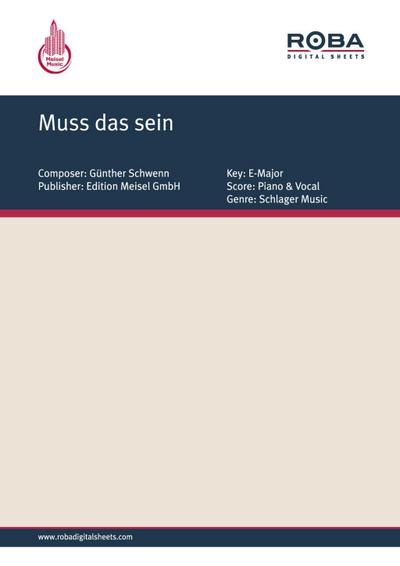 Muss das sein