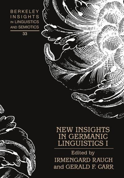 New Insights in Germanic Linguistics I
