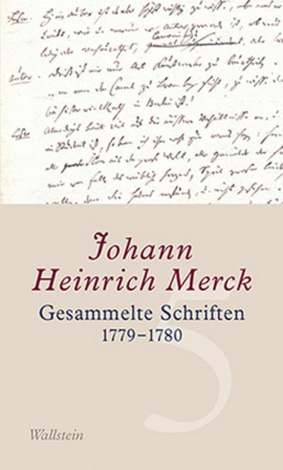 Gesammelte Schriften 1779-1780