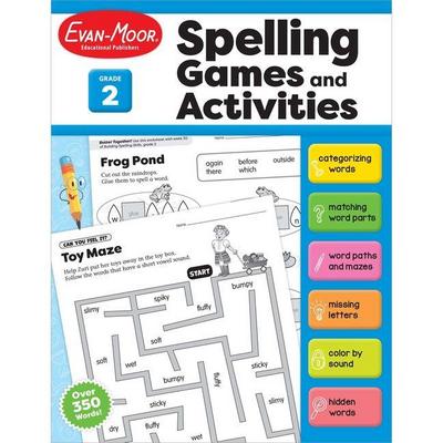 Spelling Games and Activities, Grade 2