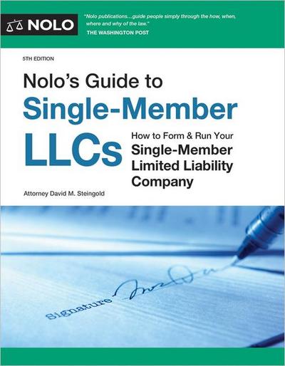 Nolo’s Guide to Single-Member Llcs