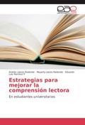 Estrategias para mejorar la comprensión lectora