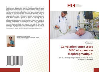 Corrélation entre score MRC et excursion diaphragmatique