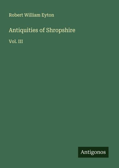 Antiquities of Shropshire