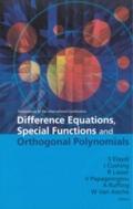 Difference Equations, Special Functions And Orthog