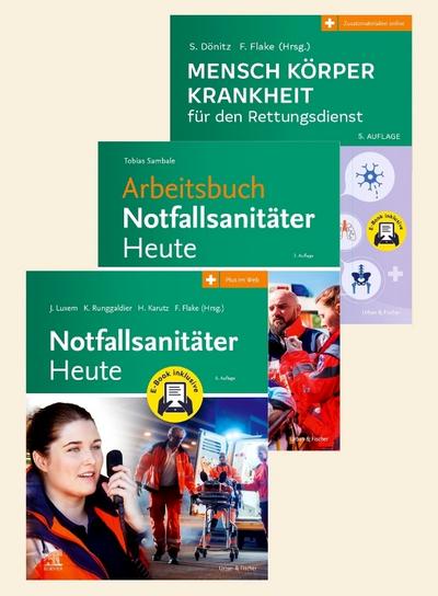 Notfallsanitäter Lernpaket + Arbeitsbuch 2.A.