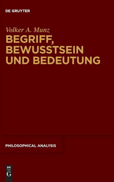 Begriff, Bewusstsein und Bedeutung