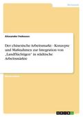 Der chinesische Arbeitsmarkt - Konzepte und Maßnahmen zur Integration von Landflüchtigen in städtische Arbeitsmärkte