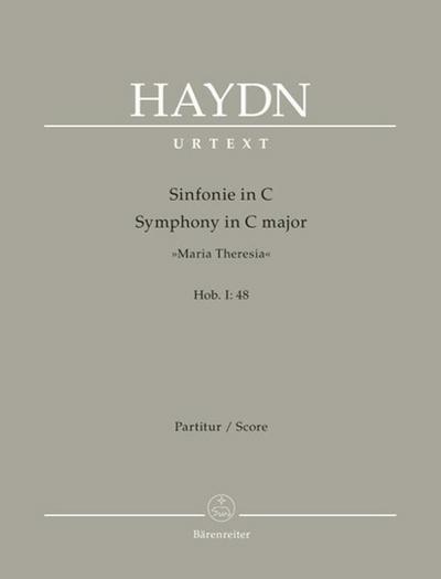 Sinfonie Nr. 48 in C-Dur "Maria Theresia", Partitur