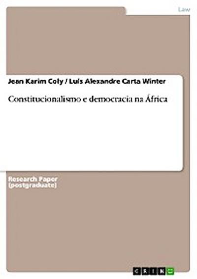 Constitucionalismo e democracia na  África