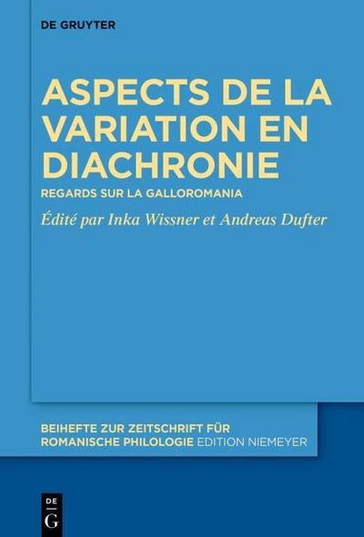 Aspects de la variation en diachronie
