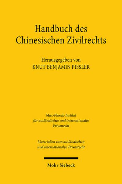 Handbuch des chinesischen Zivilrechts