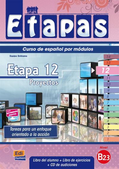 Etapas Proyectos, Libro del alumno + Libro de ejercicios + Audio-CD