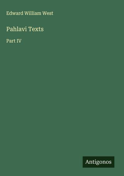 Pahlavi Texts