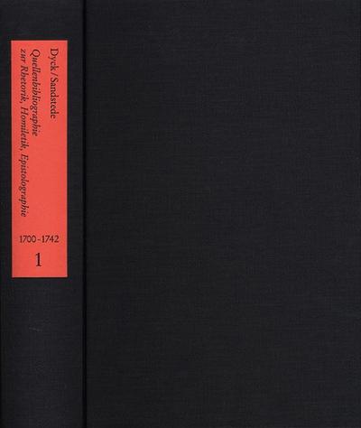 Quellenbibliographie zur Rhetorik, Homiletik und Epistolographiedes 18.Jahrhunderts im deutschsprachigen Raum
