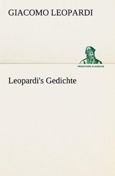 Leopardi’s Gedichte