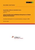 Issues Faced By Small and Medium Enterprises In A Global Business Environment