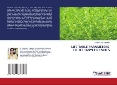 LIFE TABLE PARAMETERS OF TETRANYCHID MITES