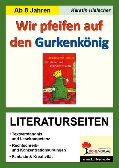 Christine Nöstlinger ’Wir pfeifen auf den Gurkenkönig’, Literaturseiten
