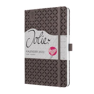 Jolie Flair Wochenkalender Coffee brown A5 2023