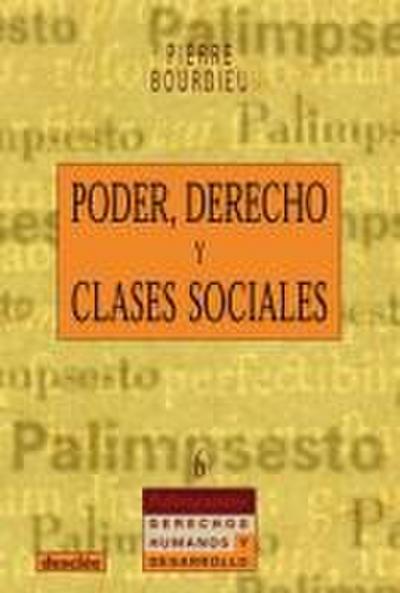 Poder, derecho y clases sociales