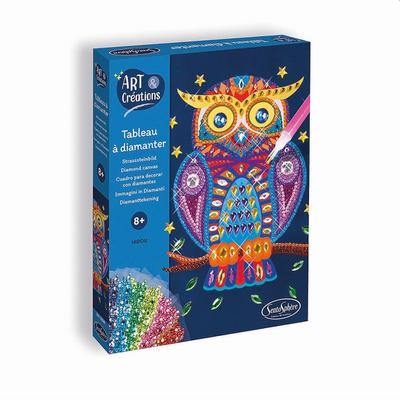 SENTOSPHERE - Strasssteinbild Eule