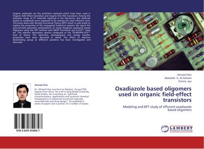 Oxadiazole based oligomers used in organic field-effect transistors